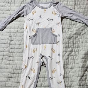 Kid's Kyte Baby Harry Potter Bamboo Snap Romper Pocket 12-18M EUC